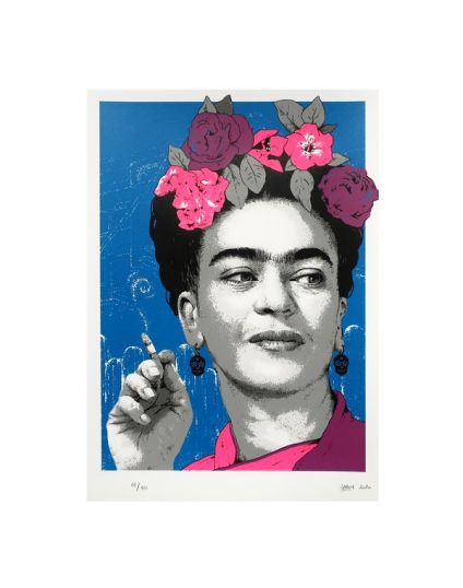 Frida Smoking by ZABOU