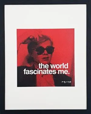 The World By Warhol Mini Print-8727