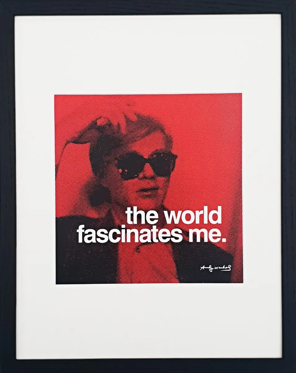 The World By Warhol Mini Print-8727