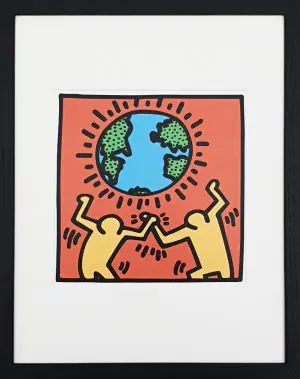 World by Haring Mini Print-8657