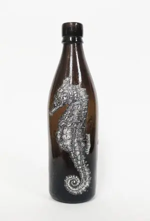 White Seahorse by LILY MIXE