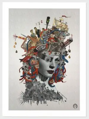 Billie Ray by Maria Rivans (framed)