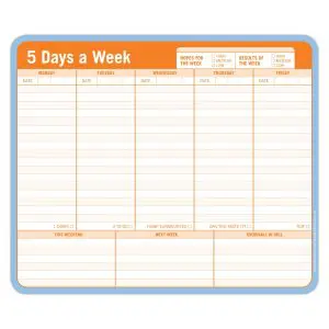 FIVE 5 DAYS A WEEK MOUSE PAD