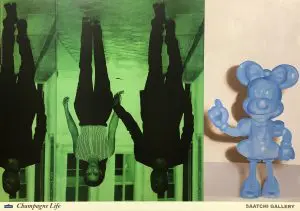 Champagne Life Poster by Julia Wachtel