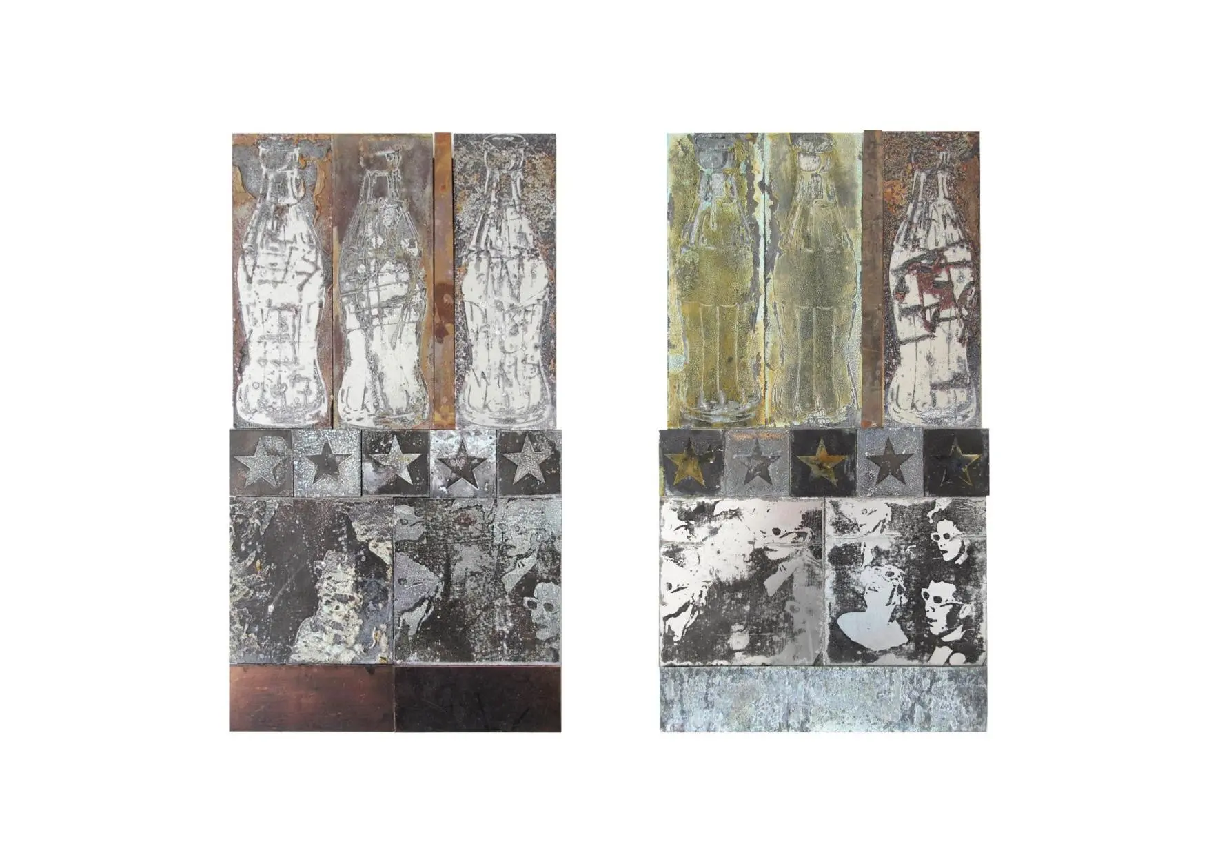 S.O.S. No.4 and No.5 (Pair of prints) by Alaric Hammond