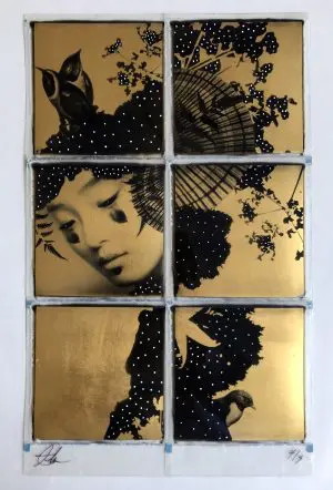 Lost and Found Original collage by ANDREW MILLAR