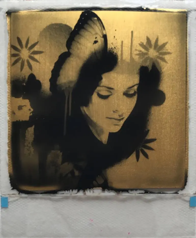 All She Saw Was Sky (Gold) by ANDREW MILLAR