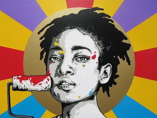 In Art We Believe - Colours (Hand Finished Print) by ZABOU - Image 2