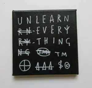 Unlearn Everything by SKELETON CARDBOARD