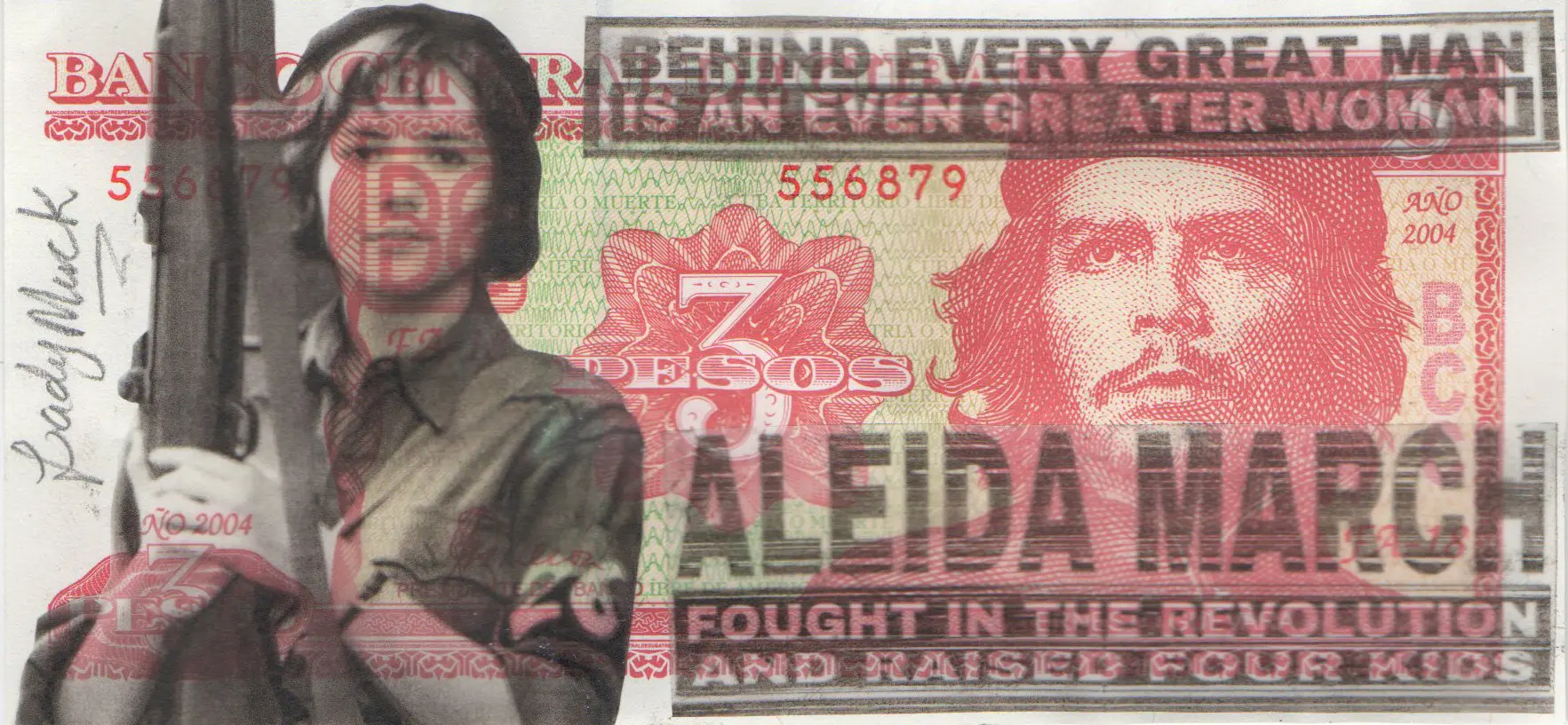 Behind every great man Pesos by LADY MUCK