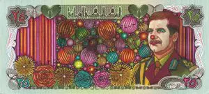 Funny Money Iraqi Dinar note by JOSH USMANI