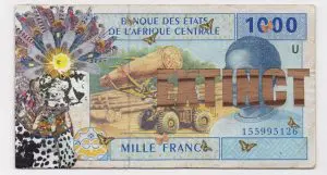 Extinct African note by JANA NICOLE