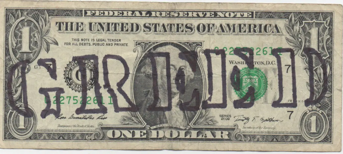 Greed Dollar by JOHN FEKNER