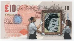 Weeping Woman Ten Pound by PENNY