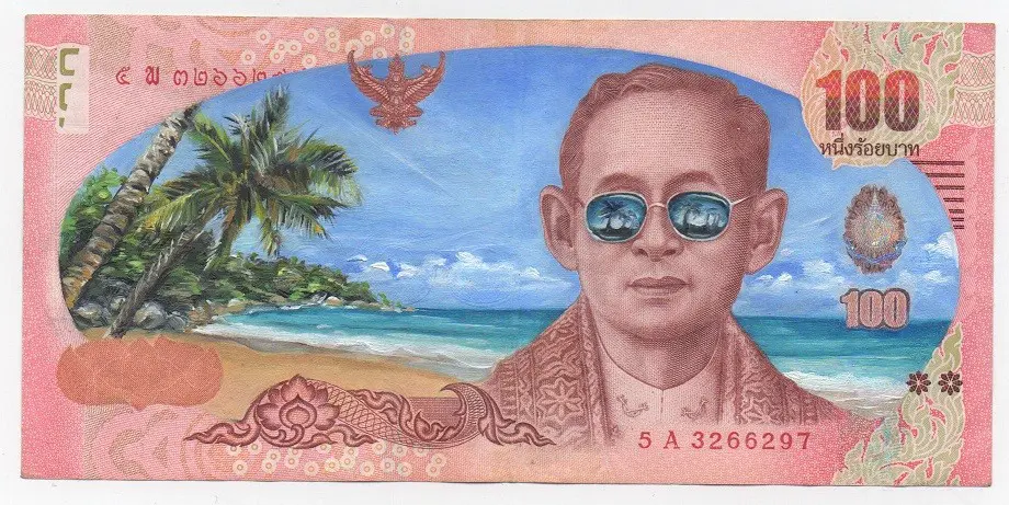 Thailand Thai note by VOYDER