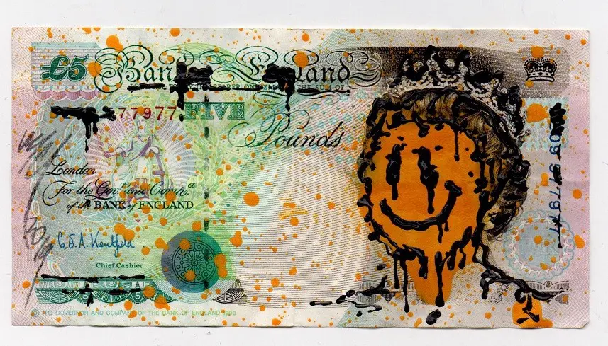 Ban E Land Pound note by RYCA