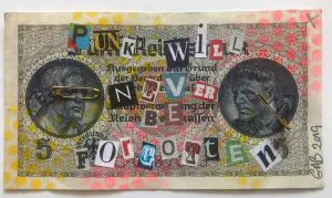 Never Forgotten German note by GAYE BLACK