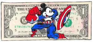 Captain Americky Dollar by JASON ATOMIC