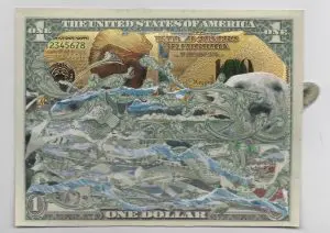 Climate change Dollar by NICK CASH