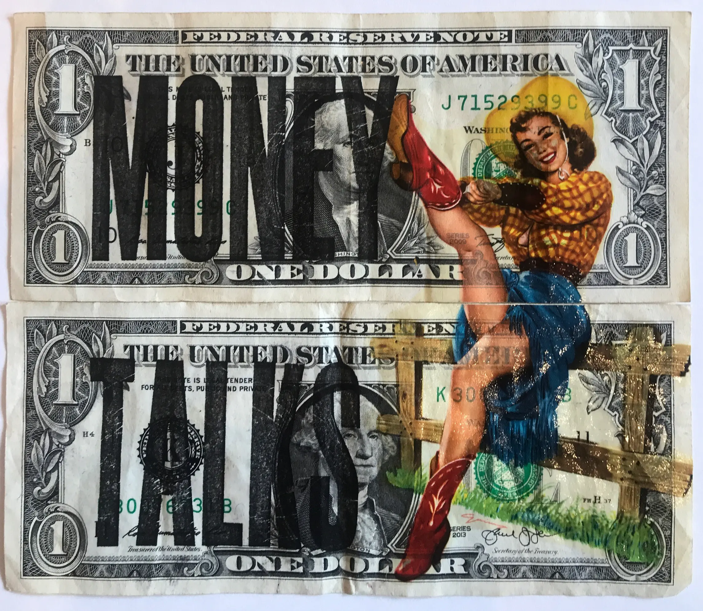 Money talks Dollars by CARRIE REICHARDT