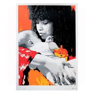 Mum - Red (Print) by ZABOU