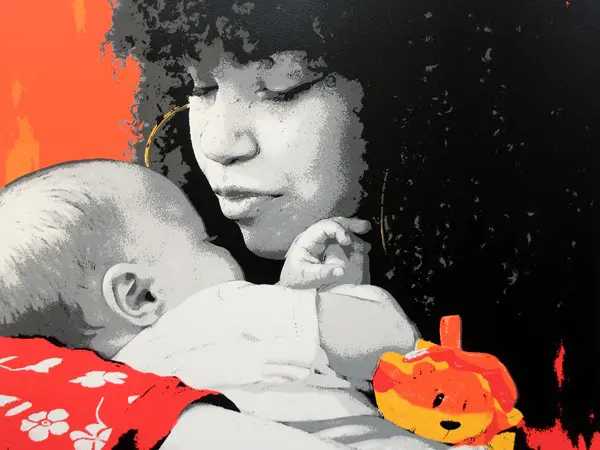 Mum - Red (Print) by ZABOU - Image 2