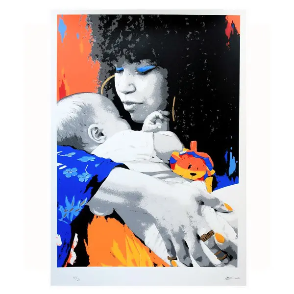 Mum (Hand Finished Print) by ZABOU