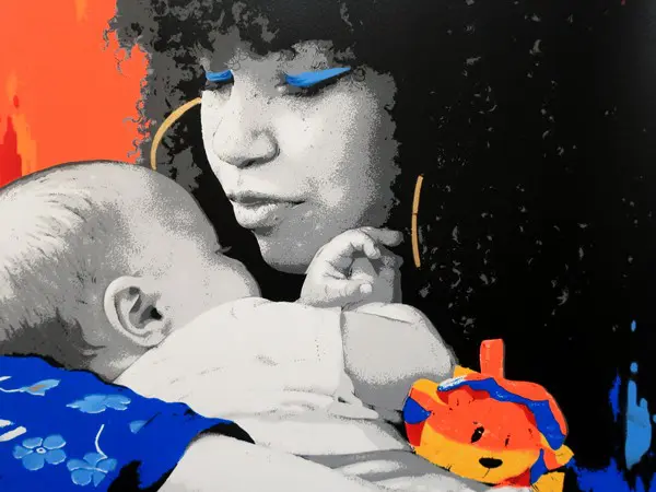 Mum (Hand Finished Print) by ZABOU - Image 2