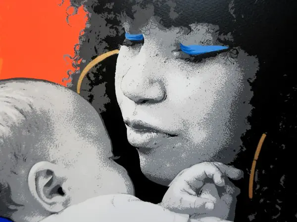 Mum (Hand Finished Print) by ZABOU - Image 3