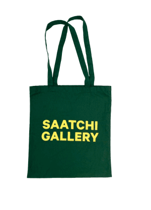 Green and Yellow Saatchi Gallery Bag