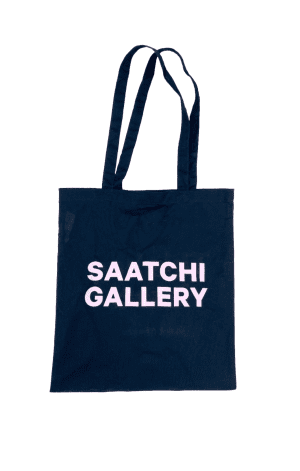 Navy and Pink Saatchi Gallery Bag