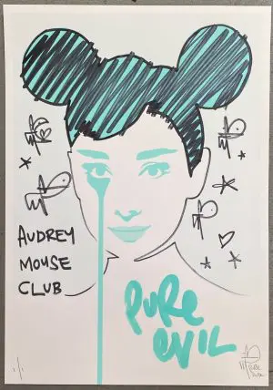 Audrey Mouse Club #5 (Hand Finished) by PURE EVIL