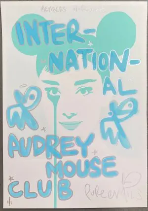 Audrey Mouse Club #7 (Hand Finished) by PURE EVIL