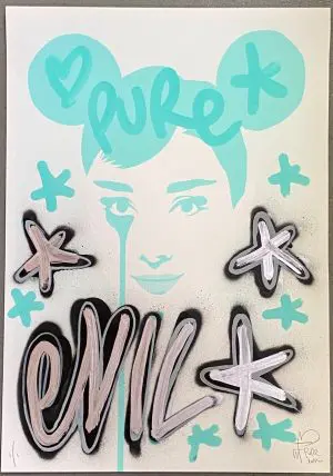 Audrey Mouse Club #12 (Hand Finished) by PURE EVIL