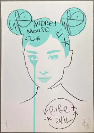 Audrey Mouse Club #1 (Hand Finished) by PURE EVIL