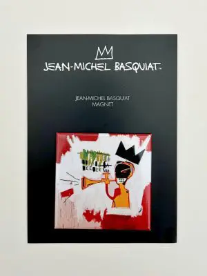 Trumpet Magnet by Basquiat