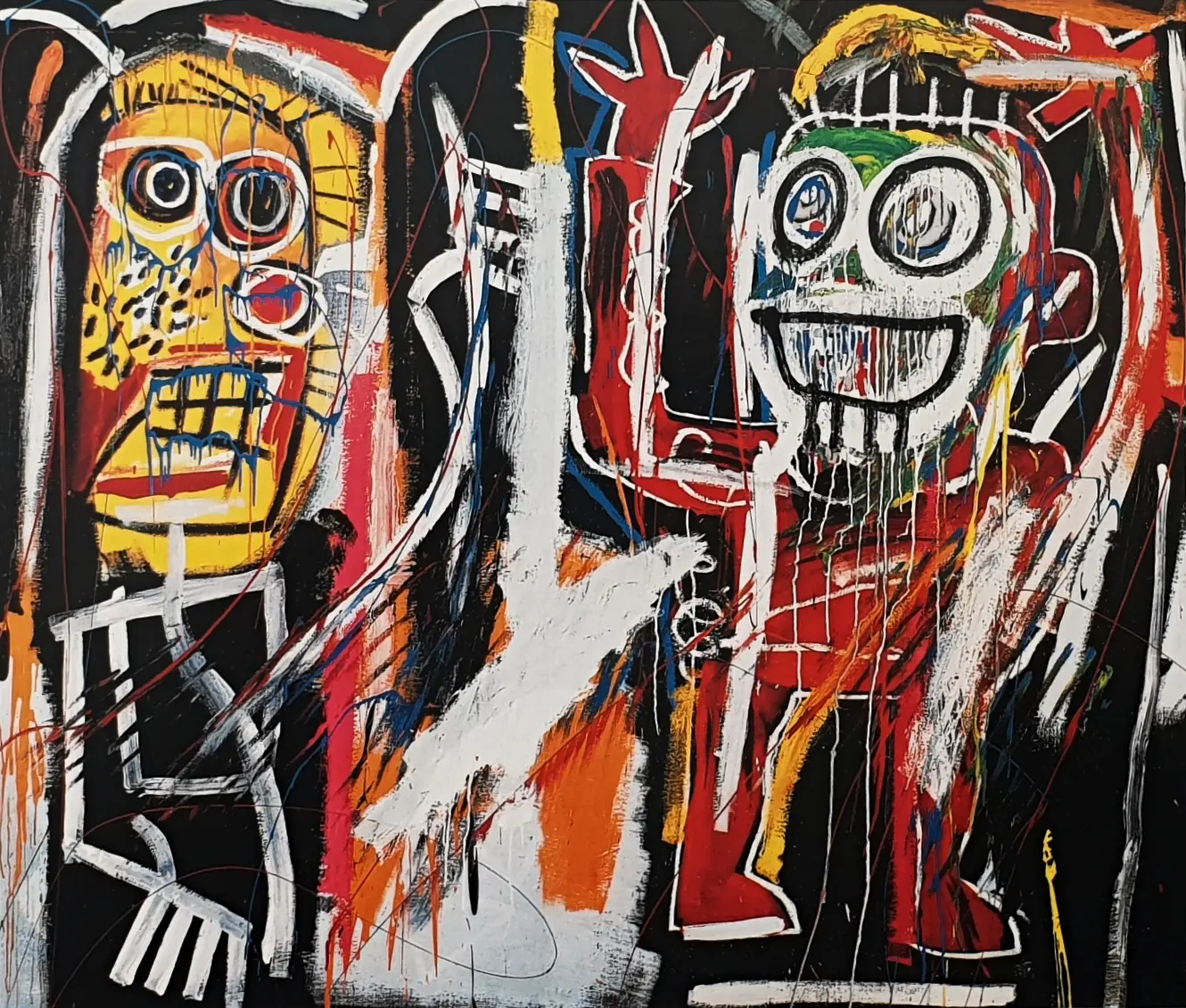 Dustheads, 1982 by Basquiat Mini Print - Image 2