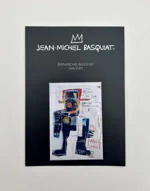 Irony Negro Policeman Magnet by Basquiat