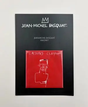 Cassius Clay Magnet by Basquiat