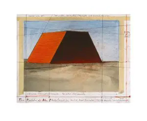 Christo "Mastaba Of Abu Dhabi Ii" Print