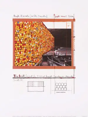 Christo "The Wall Nr.i Oberhausen" Print