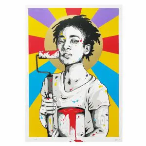 In Art We Believe - Colours (Hand Finished Print) by ZABOU