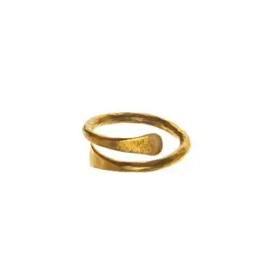 Plated Essential Ring (Gold) By Just Trade