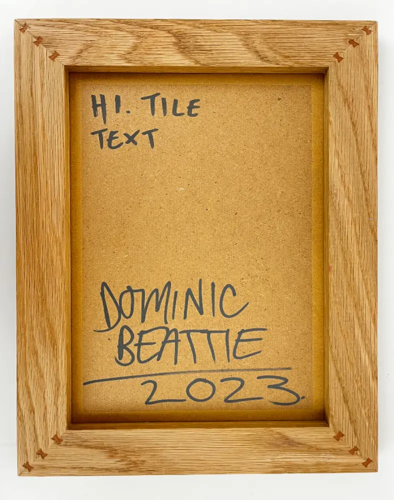 HI - Tile Text by Dominic Beattie - Image 3