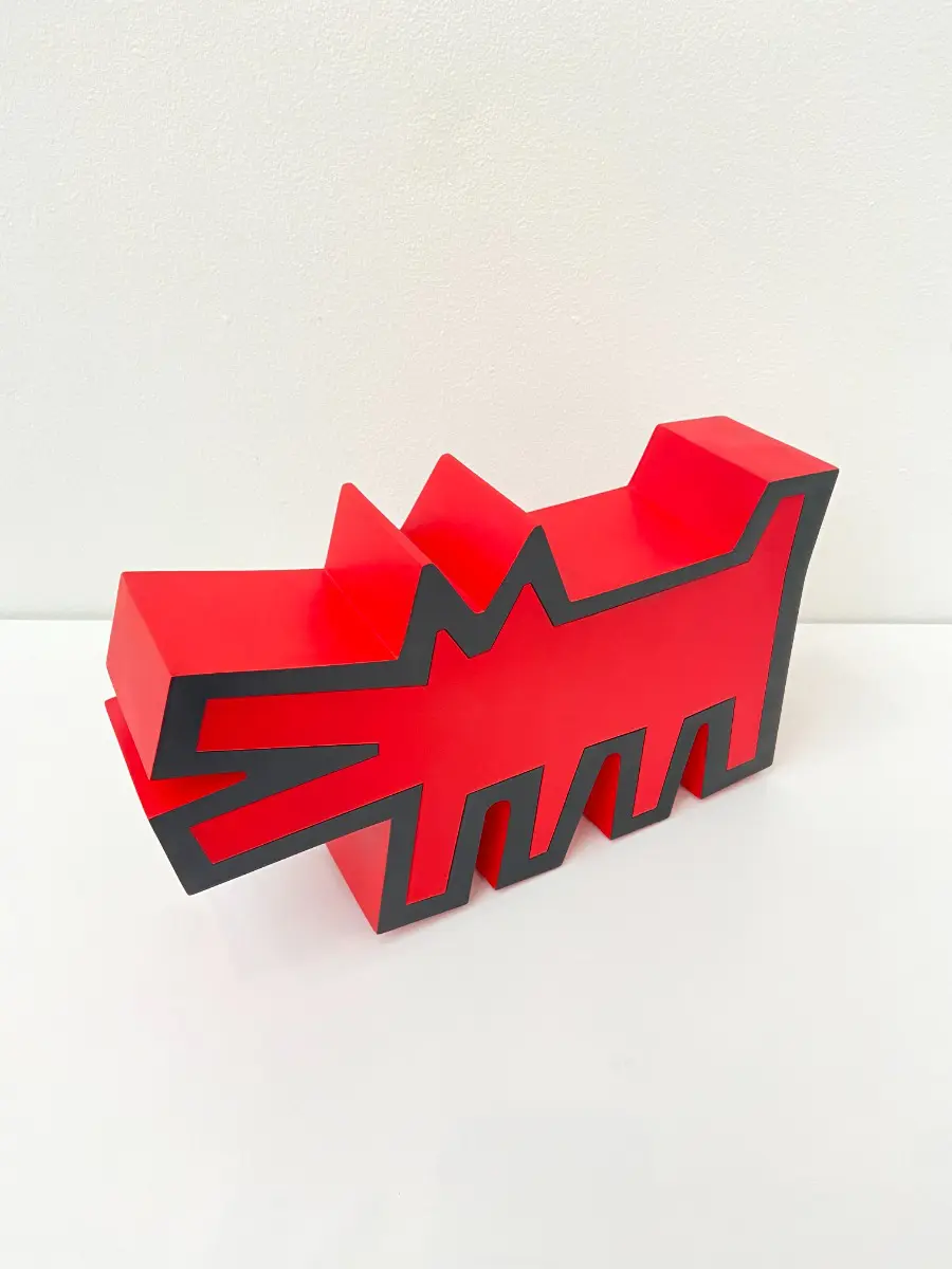 Keith Haring Barking Dog Statue by MEDICOM - Image 3
