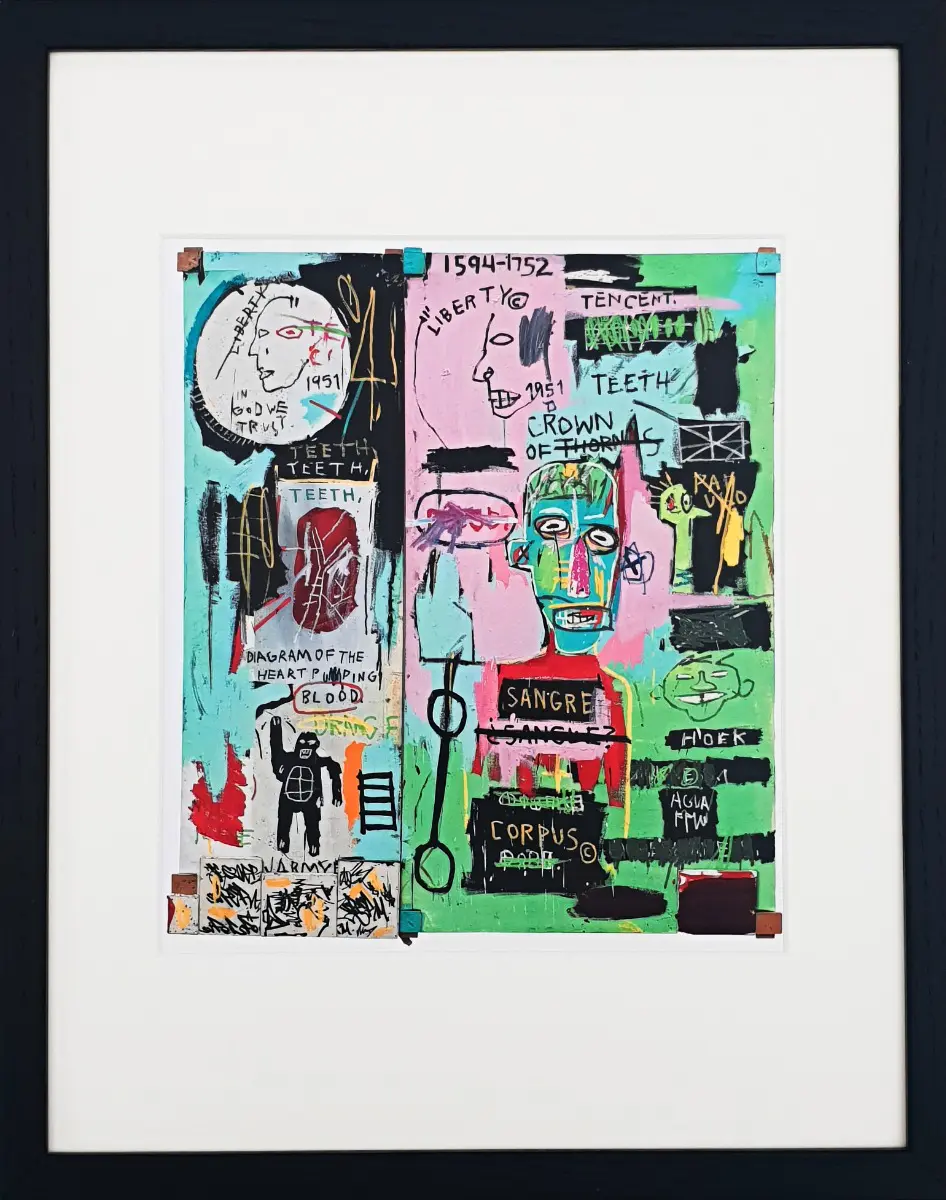 In Italian, 1983 by Basquiat Mini Print