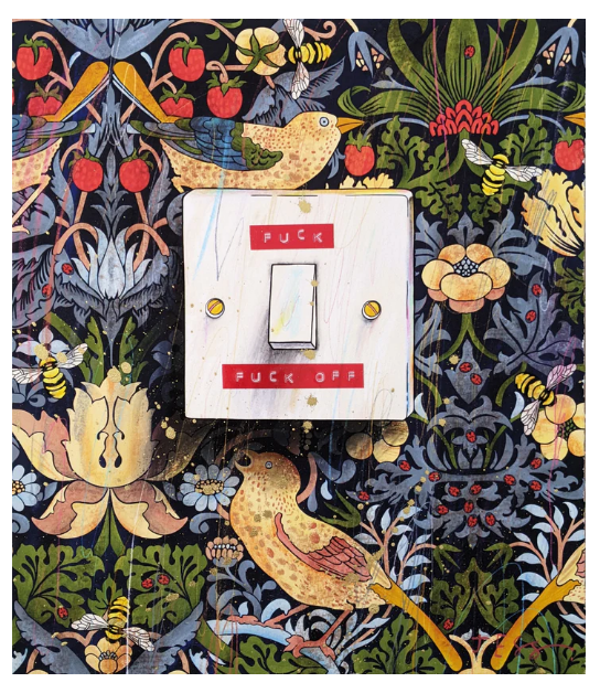 I Have A William Morris Accent Wall In My Bedroom by JESS WILSON