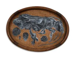 Cuckoo Bee On A Platter by LILY MIXE