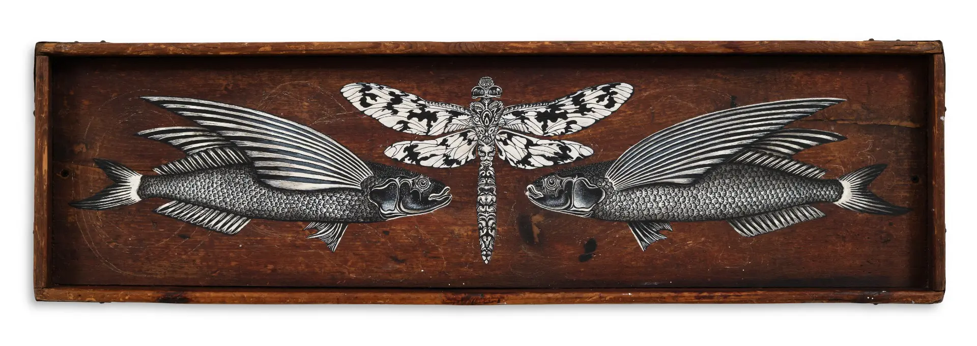 Dragon Flying Birds by LILY MIXE