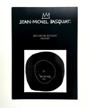 Now's The Time Magnet by Basquiat